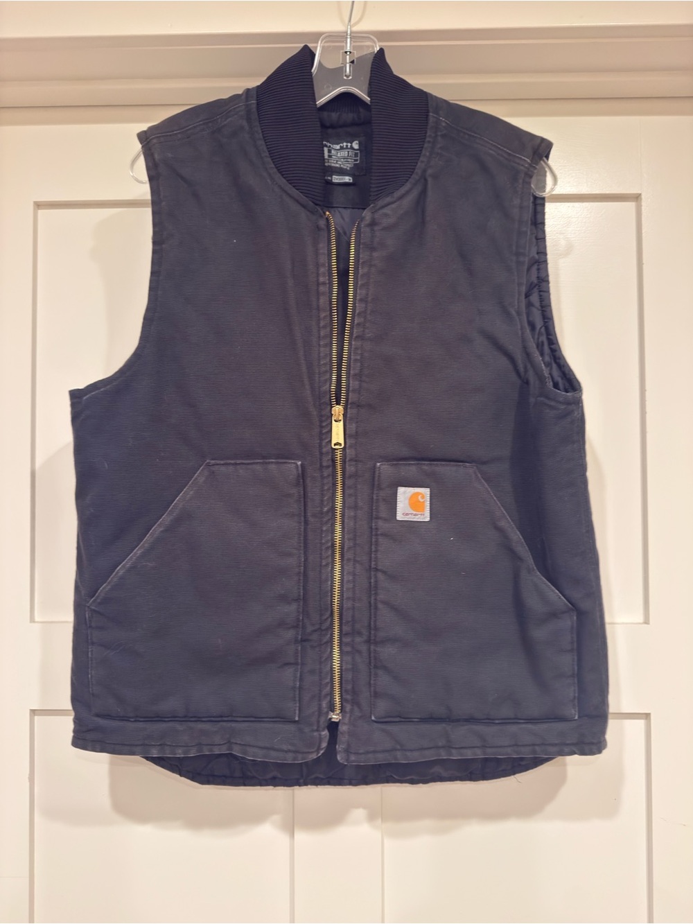 Carhartt Iconic V01 Firm Duck Vest in Black